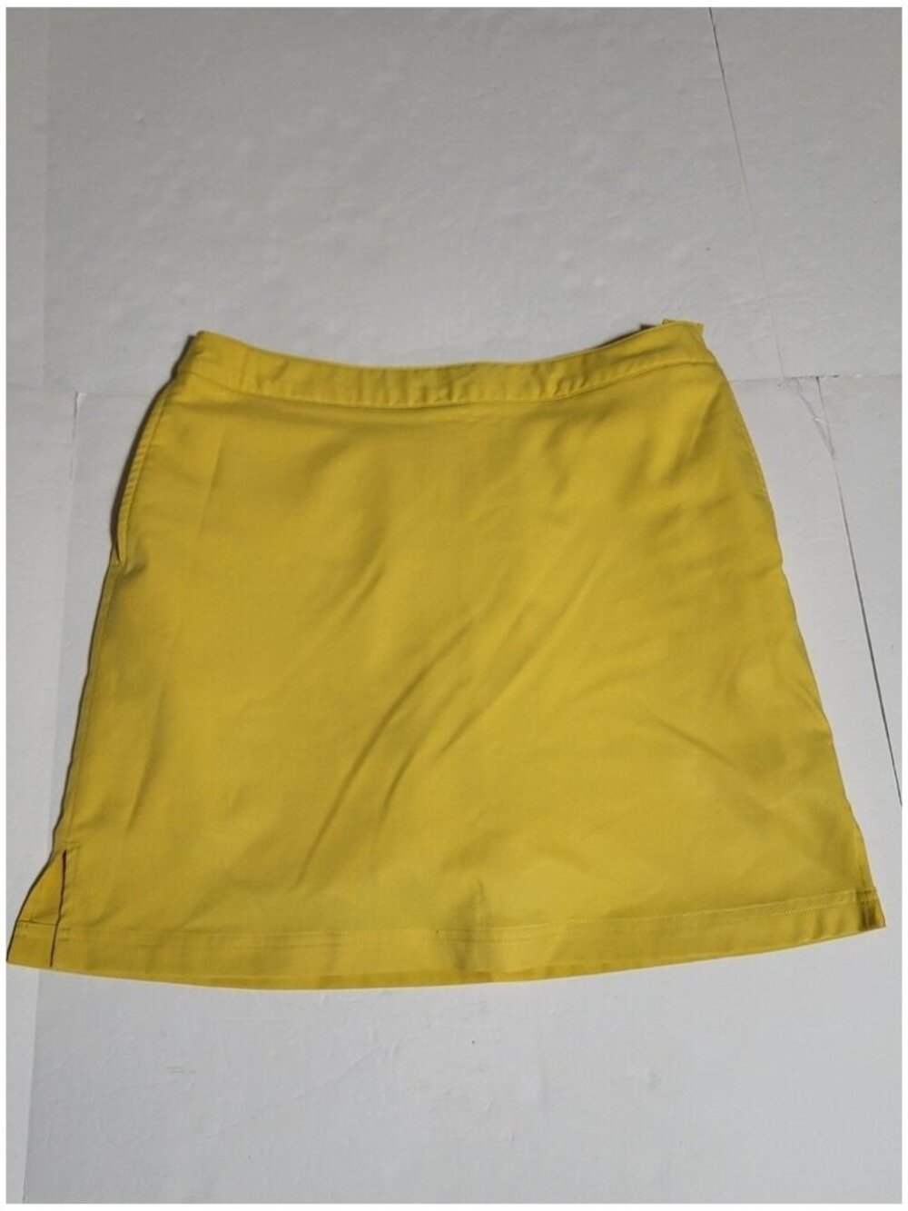 Perfect Fit Skirt Women’s Lined With Shorts Yellow